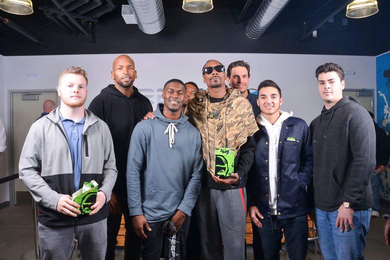 Documented archive photo — crew with product, from the codeblackathletics IG archive
